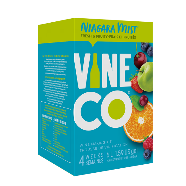 VineCo Niagra Mist 4 week wine kit Charlottetown, PEI